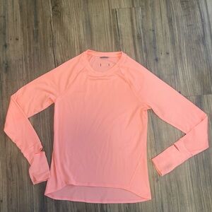 Oiselle Coral Long Sleeve Tee small lightweight like new!